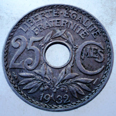 7.855 FRANTA 25 CENTIMES 1932