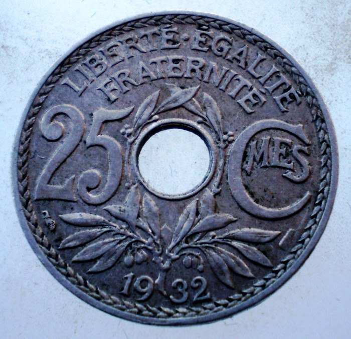 7.855 FRANTA 25 CENTIMES 1932