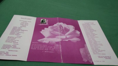 INVITATIE AMINTIRE ABSOLVENT LICEUL AGROINDUSTRIAL ILIA CLASA XII B PROFIL AGRONOM-MECANIZATOR PROMOTIA 1986 -1987 foto