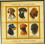 ROMANIA 2005 - CAINI DE VANATOARE -Bloc 6 val LP.1694 a MNH**, Nestampilat