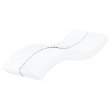vidaXL Saltea din spumă, alb, 90x210 cm, duritate H2 H3