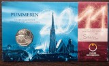 MONEDA DIN ARGINT IN BLISTER - AUSTRIA - 5 EURO 2011, CLOPOTUL PUMMERIN, PROOF, MAI RARA
