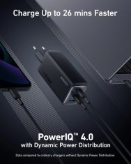 INCARCATOR retea Anker &amp;quot;735 GaNPrime III&amp;quot; 65W, PD 3.0, QC 3.0, 2 x USB Type-C, 1 x USB, negru, &amp;quot;A2668311&amp;quot; (timbru verde 0.18 lei)