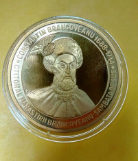 SV * Medalia ALEXANDRU IOAN CUZA 1820 - 1873 * CONSTANTIN BRANCOVEANU 1688 -1714 foto