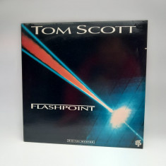 LP : Tom Scott ‎– Flashpoint_ vinyl 1988 GRP SUA _ NM / VG+ _ jazz fusion