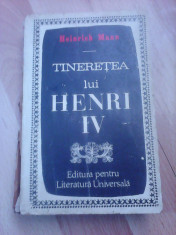 Tineretea lui Henri al IV - heinrich mann foto