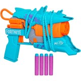 Blaster Nerf Fortnite Primal cu 4 proiectile, Hasbro