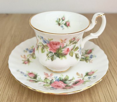 Ceasca espresso - Royal Albert - Moss Rose - 1 persoana - 1921 foto