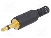 Conector jack, Jack 3,5mm, 2 contacte, tata, {{Producator}} -