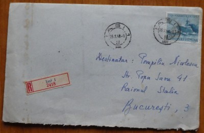 Scrisoare Otilia Cazimir catre Pompiliu Nicolescu, cu plic, 4 pagini, semnata Luchi foto