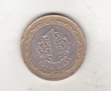 bnk mnd Turcia 1 lira 2015 bimetal