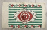 Anii 70 Hartie ambalaj 1 / de impachetat Magazin Comenzi Cofetarie ATHENEE PLACE, BUCURESTI Calea Victoriei comunism, comert socialist, 50 x 32 cm