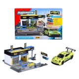 MAJORETTE SET MOTORSPORT DTM CU MASINUTA INCLUSA PORSCHE 911 GT3 R SCARA 1 LA 64