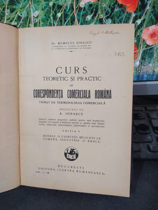 Curs teoretic și practic de corespondență comercială rom&acirc;nă ed. 5 R. Ionașcu 152