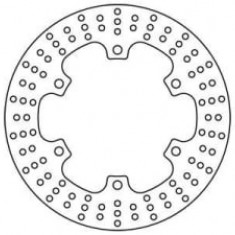 Disc frână fix față, 276/144x5mm 6x166mm, diametru gaură de centrare 10,5mm, spacing 0 (in some models used as front, in other can be spate) compatibi