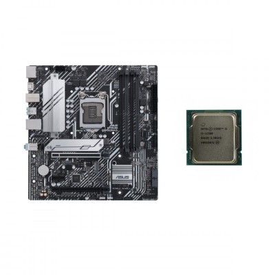 Placa de baza Second Hand Asus PRIME B560M-A, Socket LGA1200, mATX, Shield, Cooler + Procesor Intel Core i5-11500 2.70 - 4.60 GHz, 12MB Cache NewTechn foto