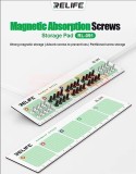 Rigla Magnetica RELIFE RL-091 Organizare Suruburi Service GSM 151mm x 38mm