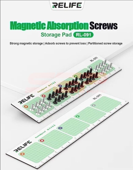 Rigla magnetica RELIFE RL-091 pentru organizare suruburi