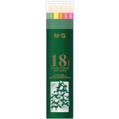 Creioane colorate hexagonale ulei pastel 18 culori/set M&amp;G