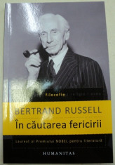 IN CAUTAREA FERICIRII de BERTRAND RUSSELL foto