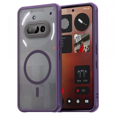 Husa MagSafe pentru Nothing Phone (3a), Techsuit, HaloFrost II, Mov foto