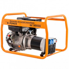 Generator curent Ruris R-Power GE 5000 13 CP 389 CC Portocaliu foto