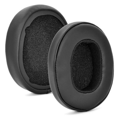 Set 2 bureti Edman pentru casti Skullcandy Crusher 3.0 / 2.0 / 360 / EVO / ANC, Hesh 3, Venue Wireless Over-Ear, Piele ecologica, Negru foto