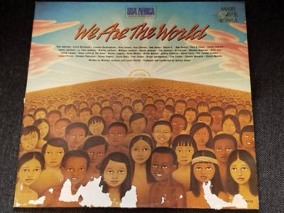 Vinil 12&amp;quot; USA For Africa &amp;ndash; We Are The World 12&amp;quot;, 45 RPM, Maxi-Single, Stereo (VG++) foto