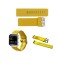 Bratara TPU Silicon pentru Fitbit Blaze-Mărime XS-Culoare Galben