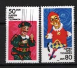 GERMANIA (DDR) 1984 &ndash; TEATRU DE PAPUSI, SERIE MNH, DR23, Nestampilat