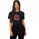 Tricou dama negru - Keep it real - S