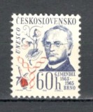 Cehoslovacia.1965 100 ani cartea &quot;Experimente pe plante hibrid&quot;-G.Mendel XC.388, Nestampilat