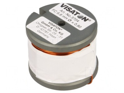 Inductor Bobină 6,8mH 5,4A 40mm 30mm 0,8mm foto