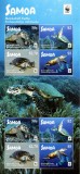 11-WWF 2016=SAMOA -kleinbogen de 2 serii broaste testoase,MNH