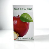 Cutie 2 L Bag-in-Box suc de fructe model mar rosu