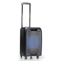 Boxa portabila bluetooth Wildmetal NGS, 120 W, USB, radio FM, 2 x intrare microfon foto