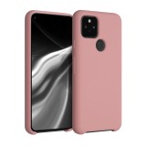 Husa pentru Google Pixel 5, Silicon, Roz, 53633.193, Carcasa