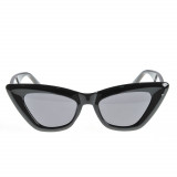 Ochelari de soare cat-eye cu lentile uni