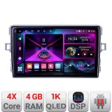 Navigatie Toyota Verso 2010-2016 A-133 4+64 InCell Display 1K Android Waze USB Navigatie Internet Youtube Radio