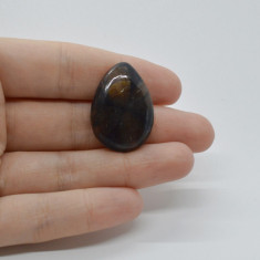 Cabochon kiastolit 29x21x6mm c6