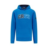 Mercedes AMG Petronas hanorac de bărbați cu glugă George Russell blue F1 Team 2023 - XL