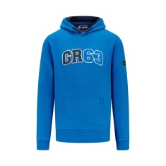 Mercedes AMG Petronas hanorac de bărbați cu glugă George Russell blue F1 Team 2023 - XXL