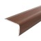Profil aluminiu pentru treapta, Profiline stejar inchis, 40 x 25 mm, 1.2 m