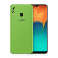 Skin Samsung Galaxy A20 (set 2 folii) VERDE LUCIOS foto