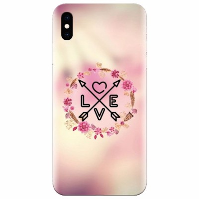 Husa silicon pentru Apple Iphone X, Love Arrow foto