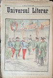 Revista Universul Literar nr.45/1898 pe coperta Primirea unei delegatiuni a rg. francez de linie 59 de catre ofiteri rusi la Odesa