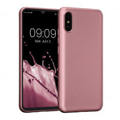 Husa Kwmobile pentru Xiaomi Redmi 9A/Redmi 9AT, Silicon, Roz, 57663.31 foto