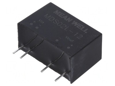 Convertor DC/DC 2W 5V la 12V 167mA SIP7 foto