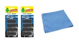 Odorizant auto Wunder- Baum Vent 2 Pack New Car si Laveta Microfibra 30x40cm, WUNDER-BAUM&reg;