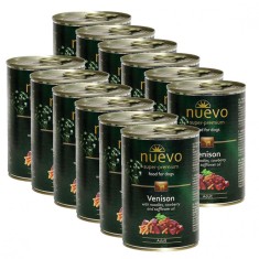Conserva NUEVO DOG Adult Venison Menue 12 x 400 g foto